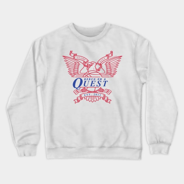 Bench On A Quest - Los Angeles Basketball Crewneck Sweatshirt by Bench On A QUEST